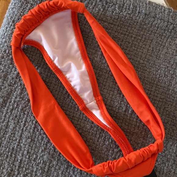 Brand new orange thong bikini bottom - Picture 3 of 4